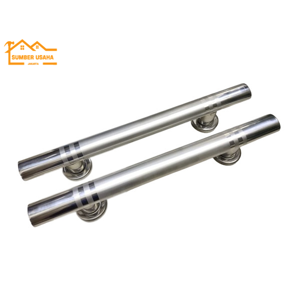 Pull Handle Oval Stainless 33cm Gagang Pegangan Tarikan Pintu 2 Daun SUJ
