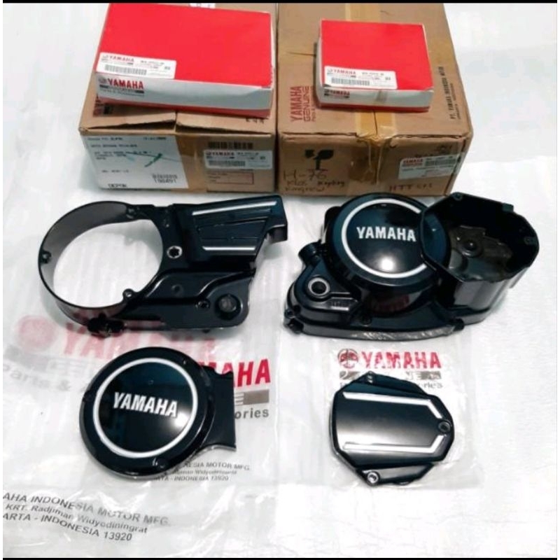 Bak mesin set rx king 2002 - 2006 bak calter cover crankcase ori rx king new 2002 - 2006 list putih 