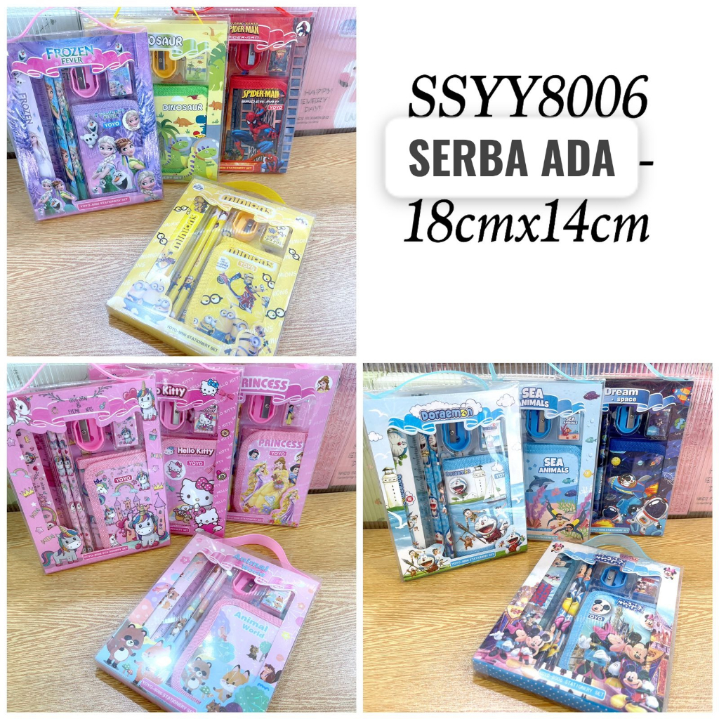 

stationery set anak murah karakter