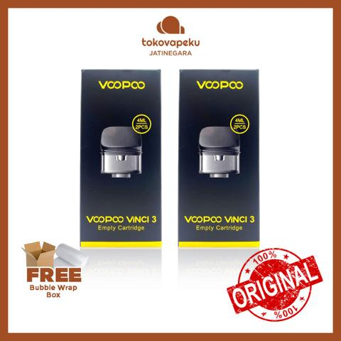 CARTRIDGE VINCI 3 EMPTY CATRIDGE POD VINCI 3 4ML ORI by VOOPOO