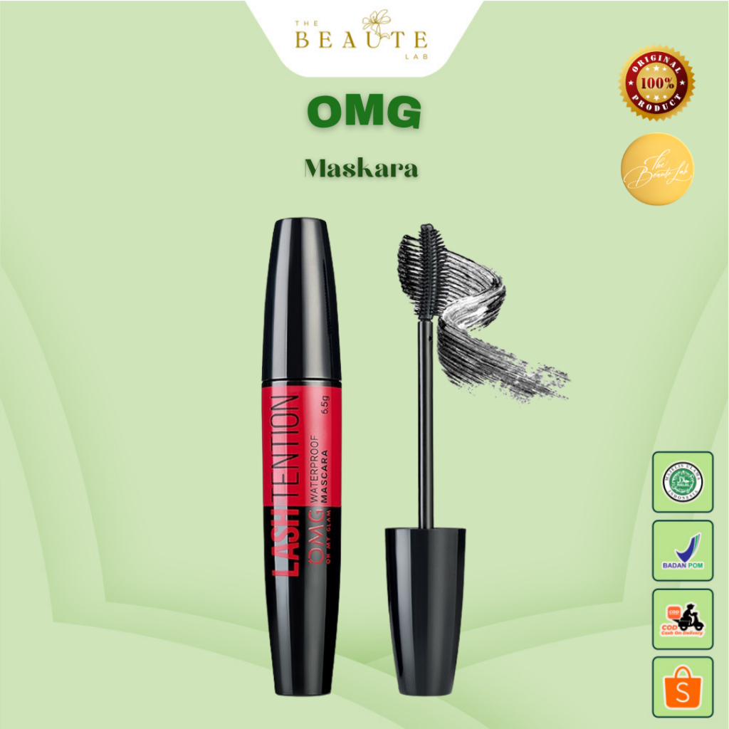 ❤️ Beaute ❤️ Omg mascara lashtention anti gumpal waterproof maskara melebatkan termurah berkualitas