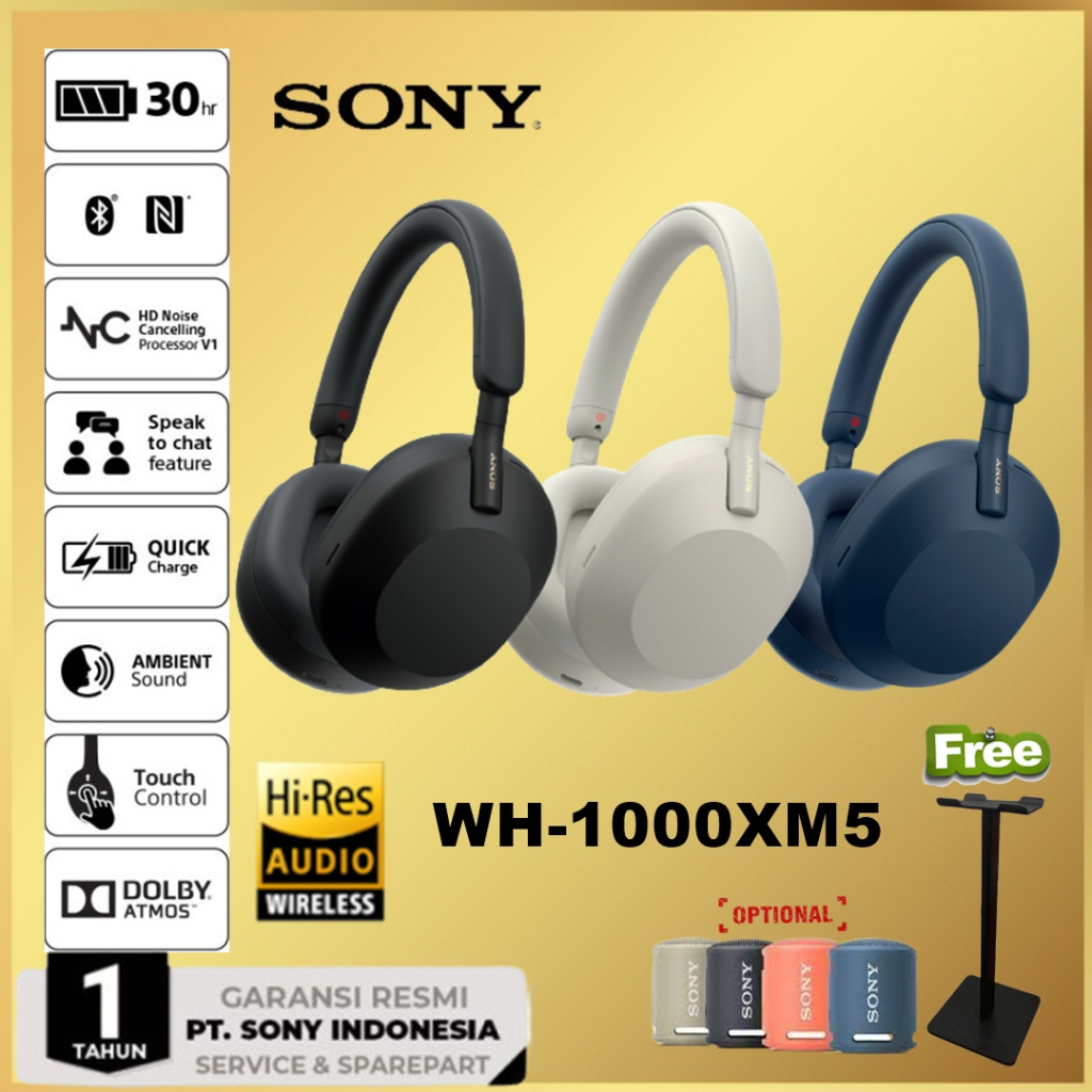 Sony WH-1000XM5 / WH1000 XM5 / WH1000XM5 noise-cancelling headphones