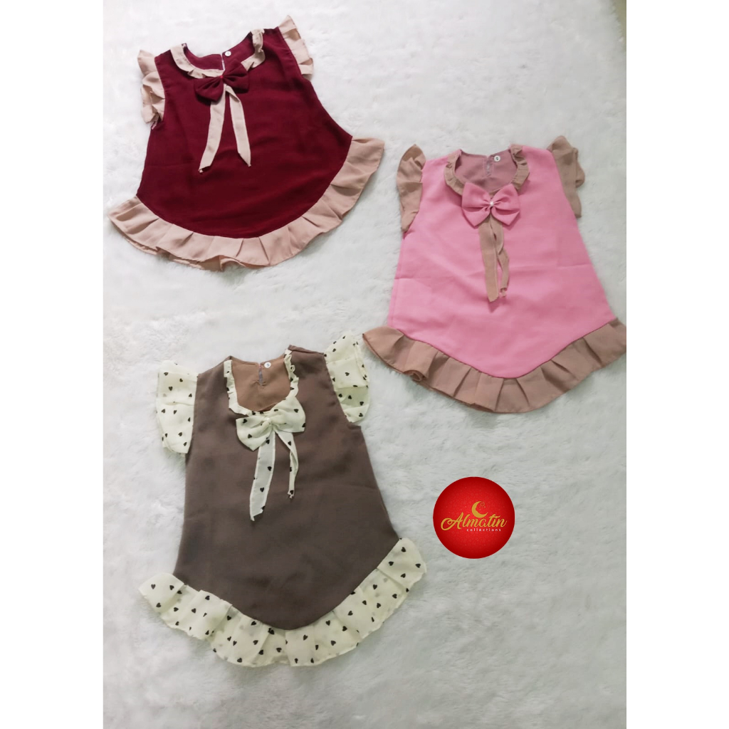 Baju Bayi Perempuan Dress Bayi Perempuan Baju Rok Bayi Perempuan Gaun bayi