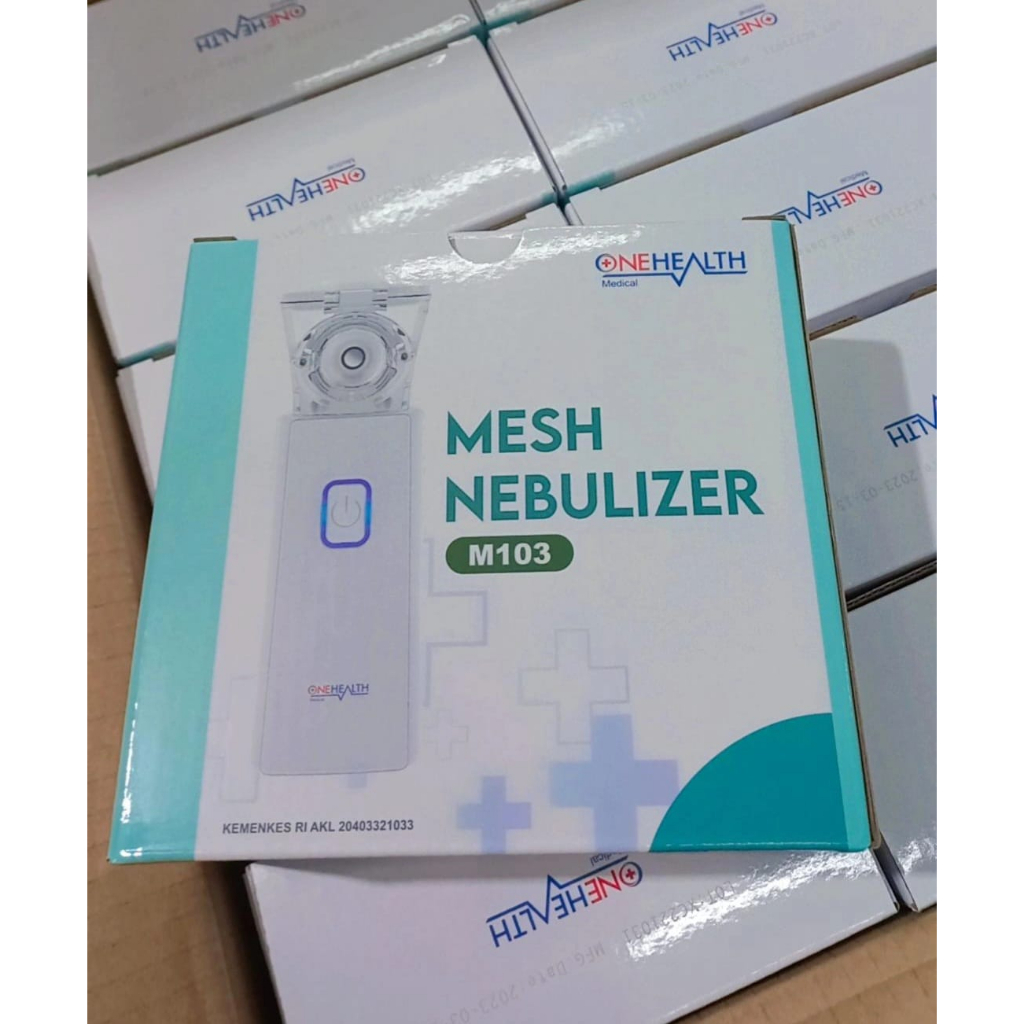 MESH Nebulizer ONEHEALTH M103 Portable / Alat Uap Bantu Pernafasan Asma