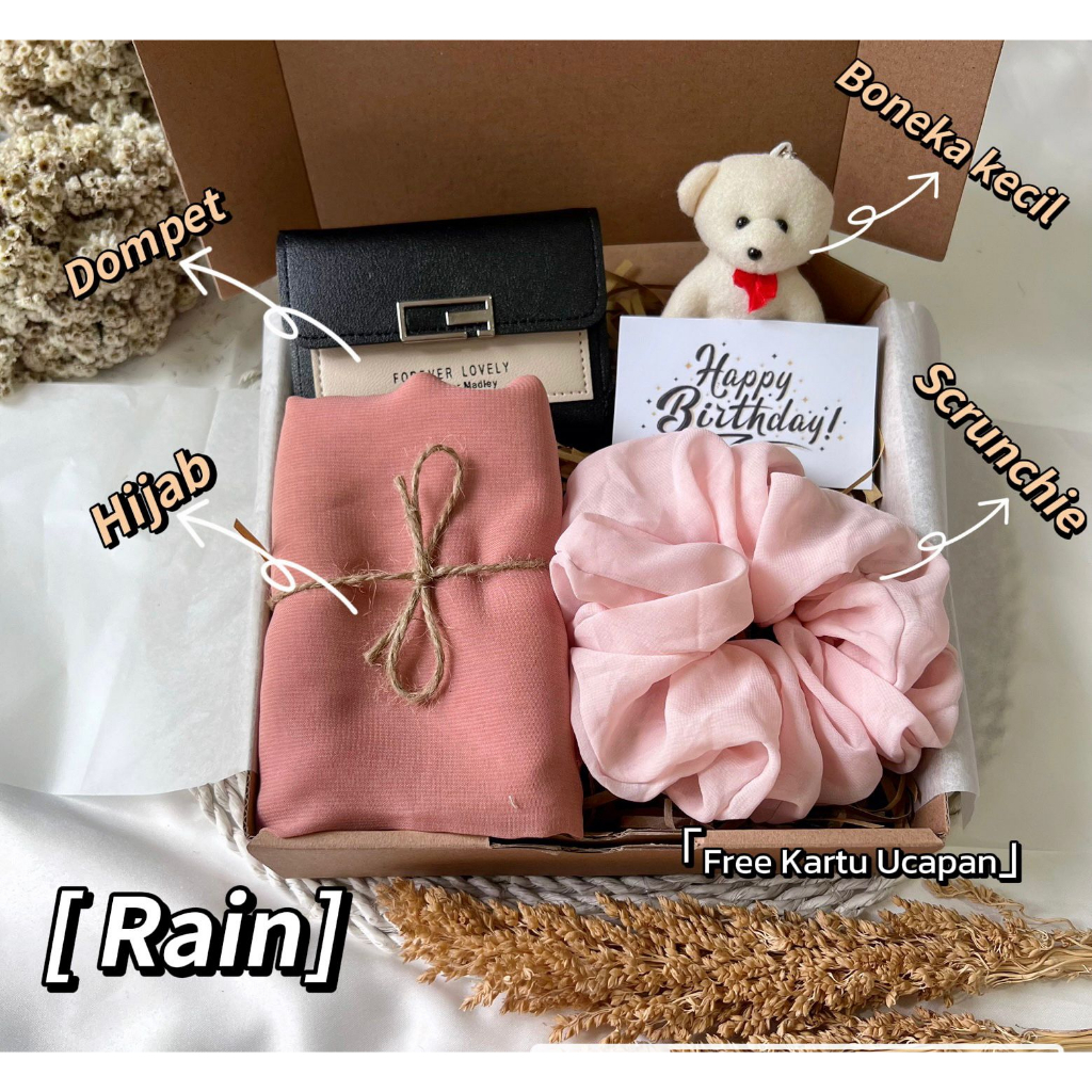 Hampers Hijab Kado Kerudung Gift Box Jilbab Hadiah Bella Square Segi Empat Ulang Tahun Birthday Lebaran Graduation Wisuda Muslim Islam Wedding Pernikahan