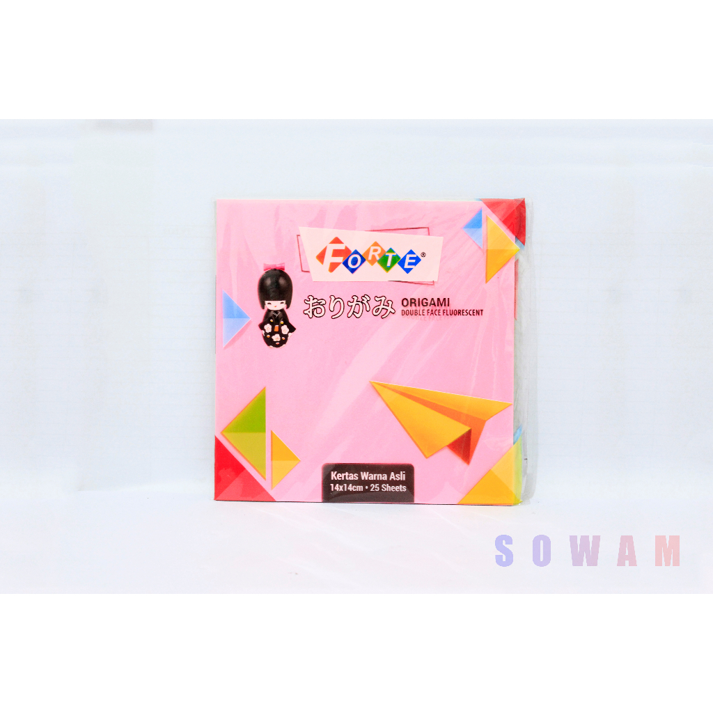 

Kertas Lipat ( Origami ) Forte 14x14 - isi 25 Lembar Bahan doff