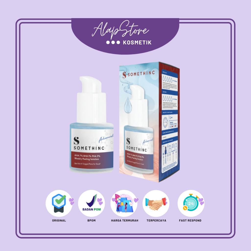 Somethinc Aha 7%, Bha 1%, Pha 3% Weekly Peeling Serum Solution - 20ml