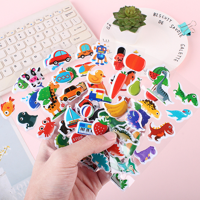 

TERMURAH STICKER DIY 3D TIMBUL MOTIF LUCU IMUT / STICKER TIMBUL ANIMASI ANAK-ANAK ATK