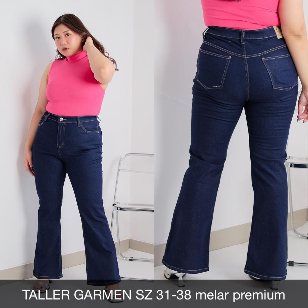 CELANA JEANS WANITA UKURAN NORMAL &amp; JUMBO TALLER BOOTCUT-SYSCLOTHIER