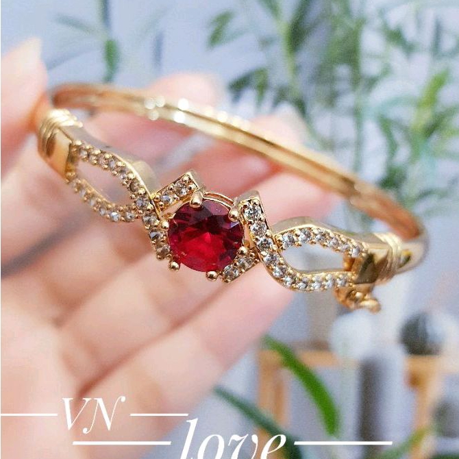 Macam-Macam Gelang Bangle Xuping Gold Wanita 1404a5