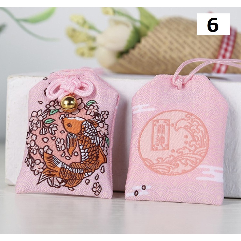 JPN013 – Keychain Gantungan Kunci Omamori Japanese Fortune Bag Pendant Jimat
