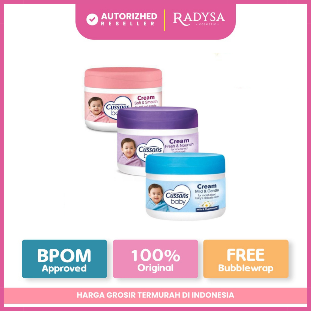 𝐑𝐀𝐃𝐘𝐒𝐀 - Cussons Baby Cream 50gr - 100gr / Krim Bayi