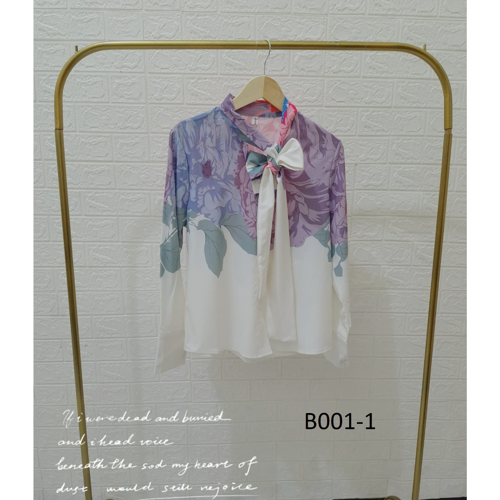 BLOUSE WANITA SILK BKK B001