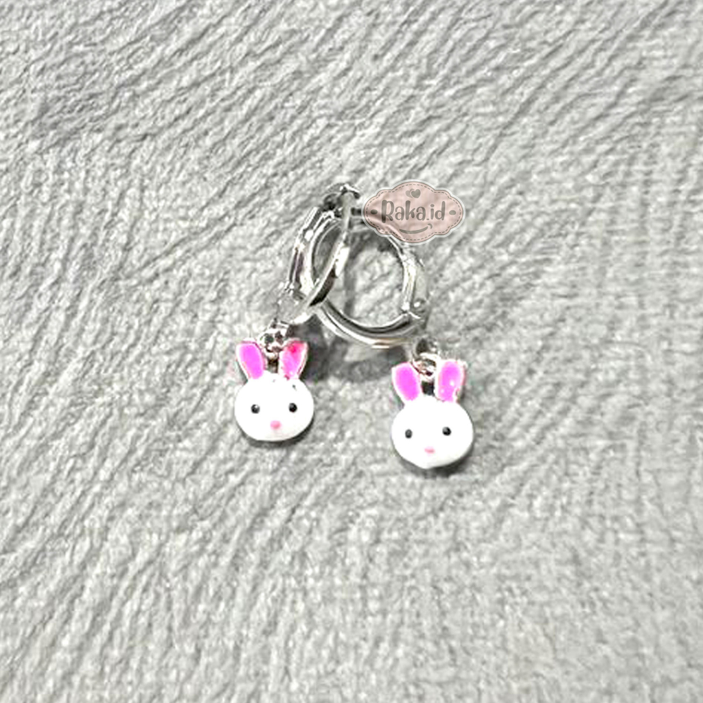 RAKA Acc - Anting Clip / Klip / Anting Anak Kepala Bunny Xuping Meilyn Perhiasan Aksesoris Anak 571