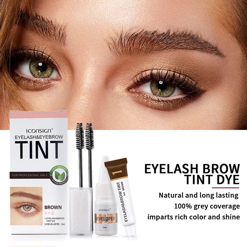 HCL Eyelash &amp; Eyebrow Tint / Pewarna Alis Dan Bulu Mata