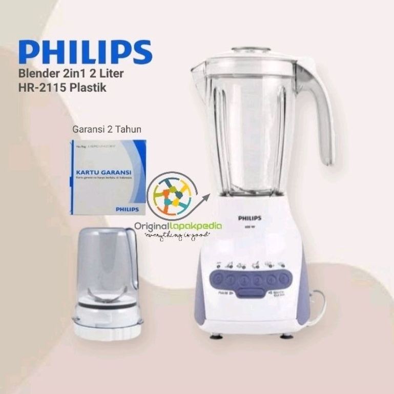 Blender philips HR2115 Blender plastik PHILIPS HR 2115 2Liter blender SNI