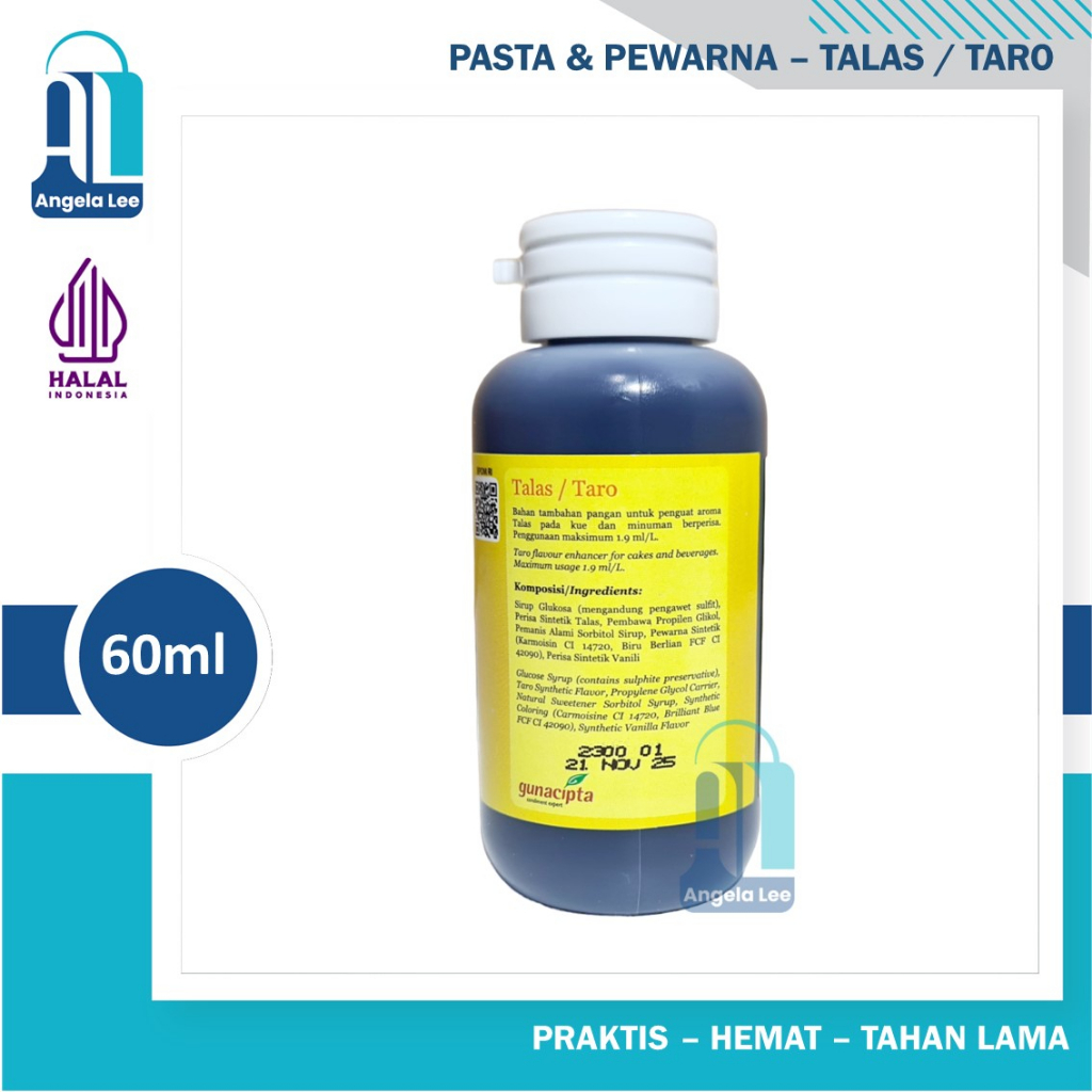 Koepoe Koepoe Perisa Pewarna Pasta Pandan Talas Taro Ungu Koepoe 60ml