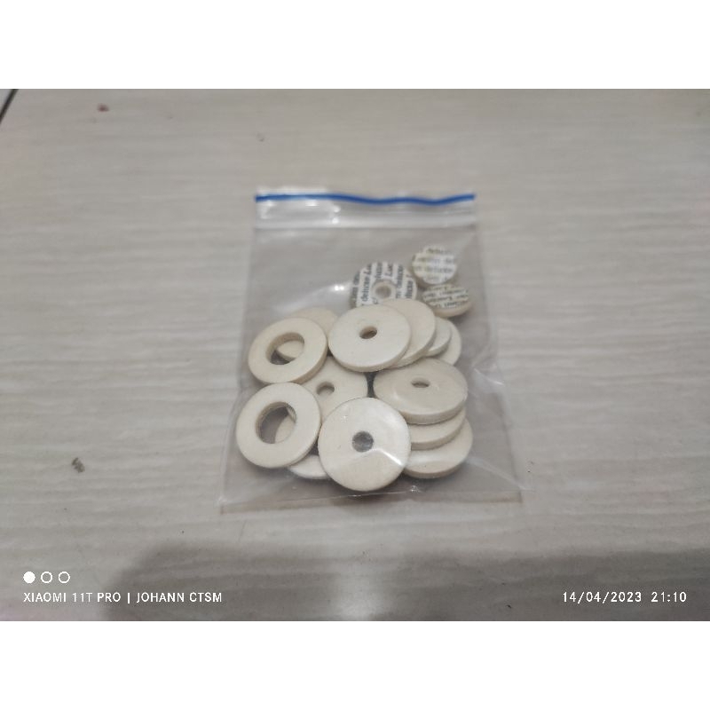 pad flute open hole putih kualitas tinggi universal