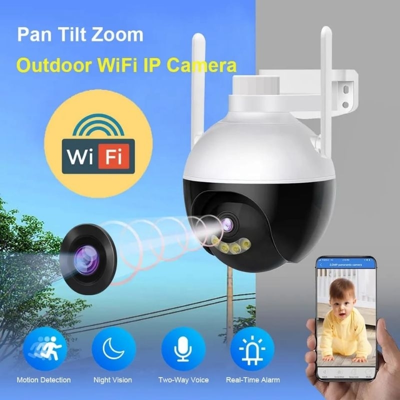 IP CAMERA V380 OUTDOOR 8MP WIFI WIRELESS FULL HD 1080P CAMERA CCTV PTZ SPEED DOME