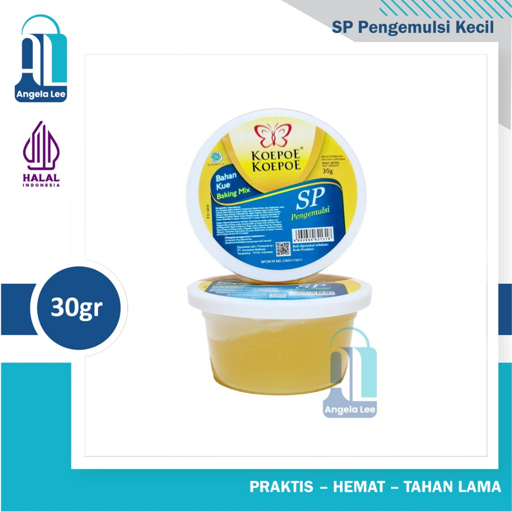 Koepoe Koepoe Ovalett TBM SP Pengemulsi Pelembut Kue Cake Emulsifier Halal MUI