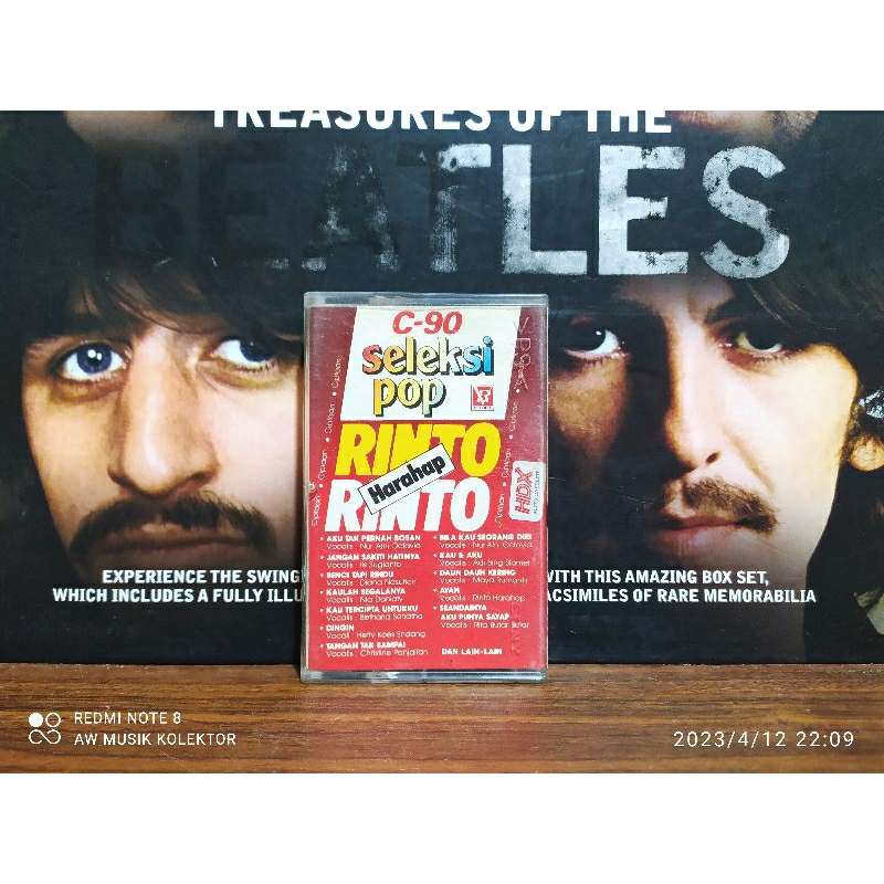 Kaset Pita : Seleksi Pop - RINTO Harahap (C-90).