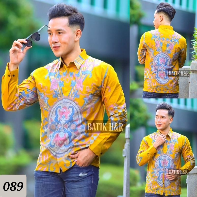 Baju Batik Lengan panjang Baju Batik lengan pendek Batik Solo Baju Batik Batik Premium Batik Original Batik Modern Batik H&amp;R Katun