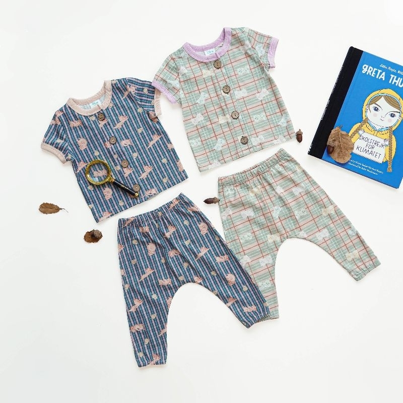 BOHOPANNA - BABY SET LENGAN DISNEY - SETELAN BAJU ANAK - SET BAJU ANAK BOHOPANNA