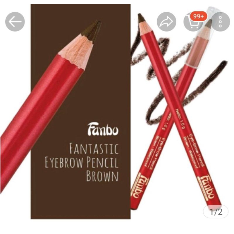 Fanbo Perfect Brow Gray Brown color Fanbo pensil alis