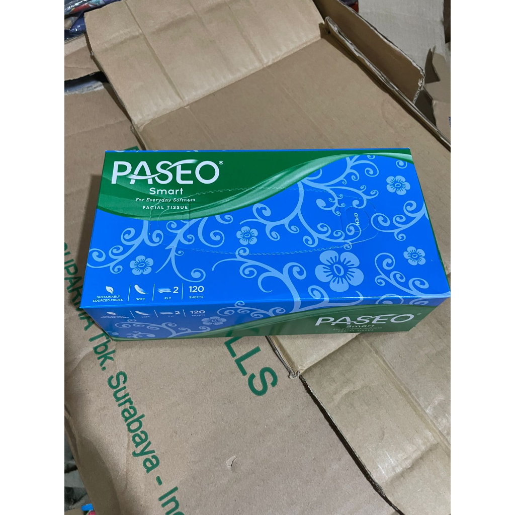 Paseo Box Smart 120s Kotak Facial Tissue Tisu Muka