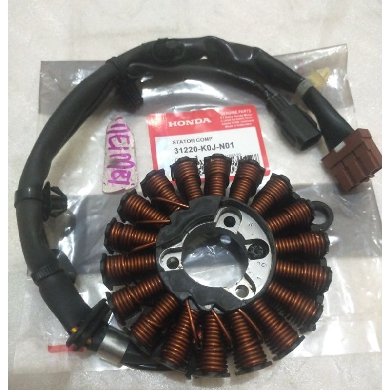 spull Assy stator Genio , beat new 2020 OEM kualitas originil