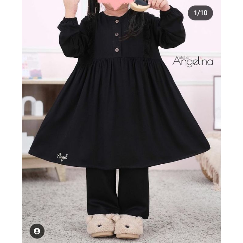 READY STOK❗ATELIER ANGELINA EMBROIDERY LITTLE ZAHRA GAMIS