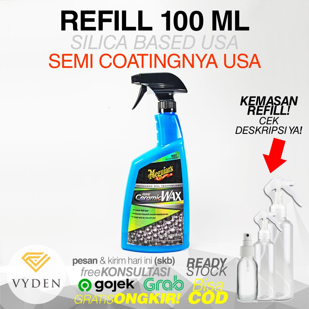 PAKET MEGUIARS Hybrid Ceramic Wax Detailer Refill Silica Spray Coating