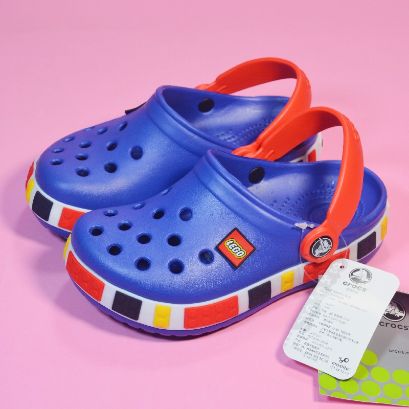 Crocs Anak Lego Kids Dan Junior Crocs  Sendal Karet Empuk Anti Air