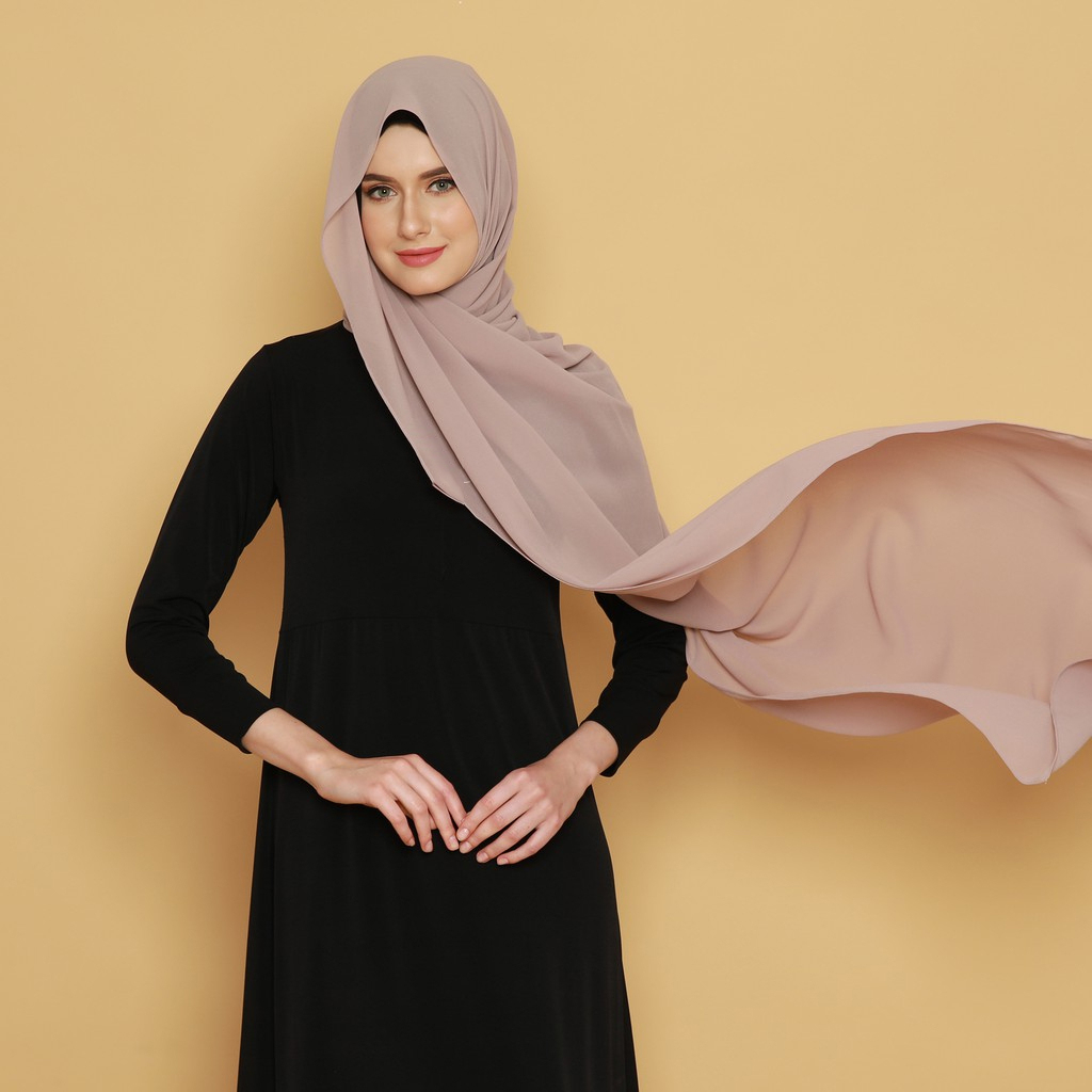 Jilbab Pashmina Ceruty Babydoll Jumbo Sr307