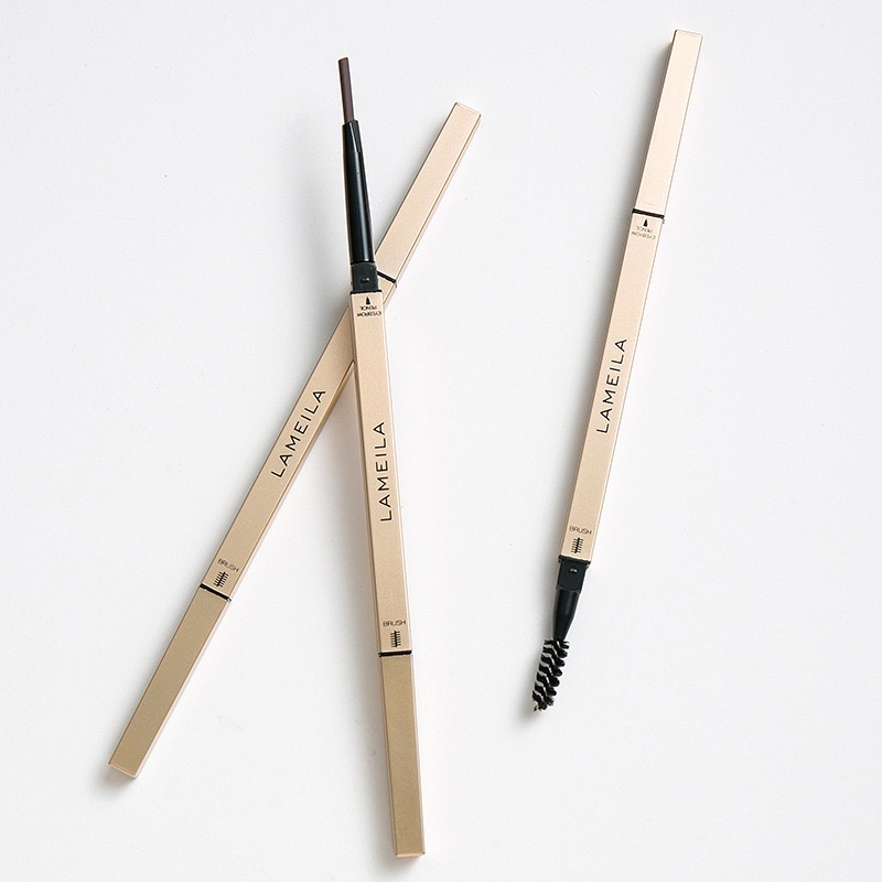 LAMEILA EYEBROW PENCIL -  Automatic Eyebrow / Pensil Alis Anti Air etude Pensil Alis Putar Drawing