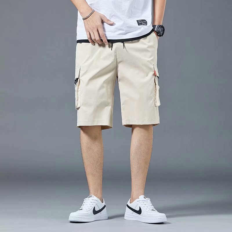 CARGO SHORTS MEN'S SUMMER NEW CASUAL SPORTS PANTS THIN PANTS IN THE TREND OF LOOSE FIVE PANTS KOREAN VERSION Short Pant CELANA PENDEK