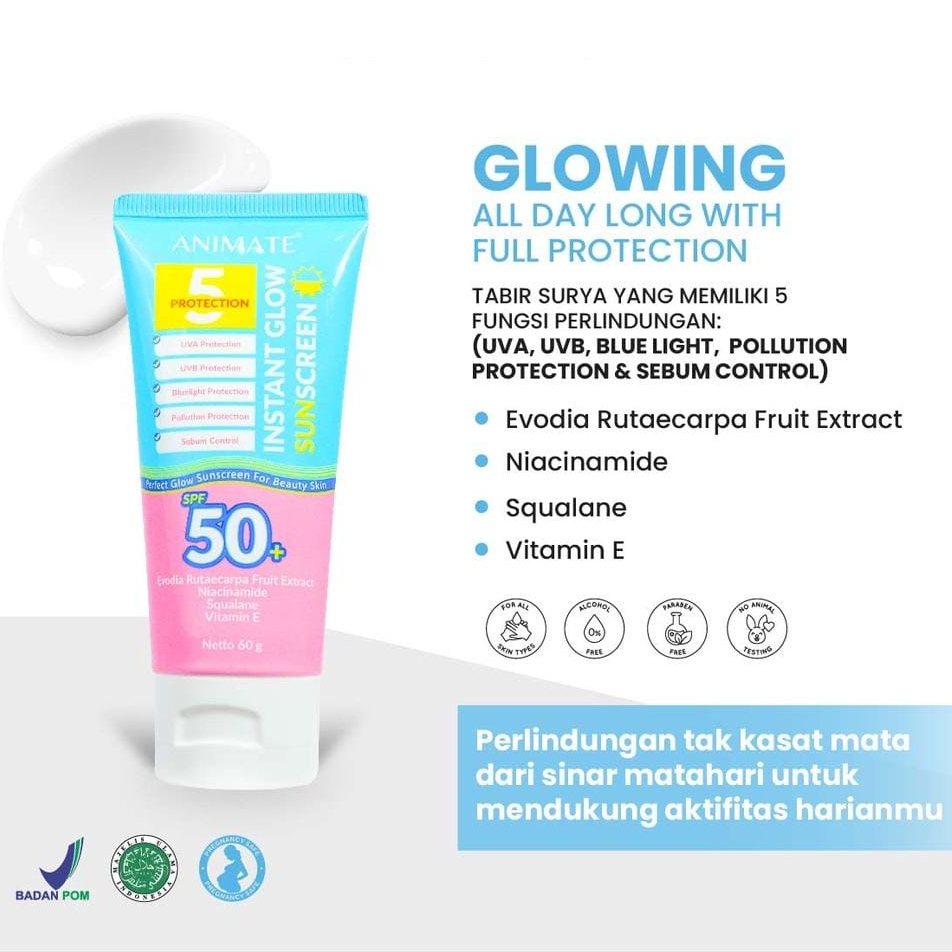 Animate Instant Glow Sunscreen SPF 50+