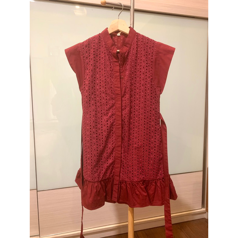 Preloved Her Apparel Maroon Dress