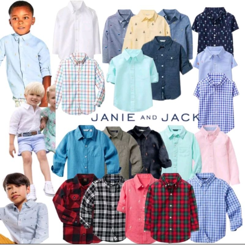 KEMEJA LENGAN PANJANG JANIE & JACK