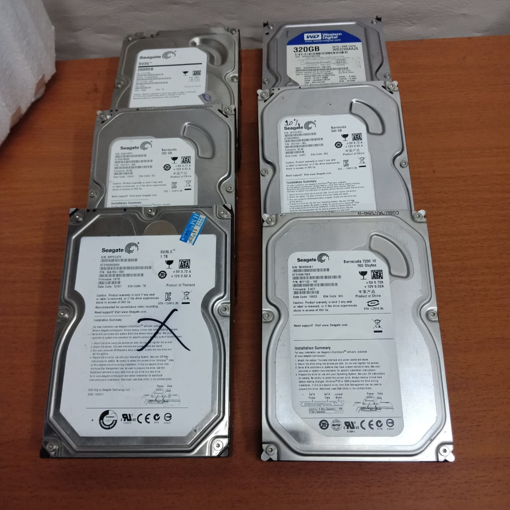 HARDISK PC/HDD INTERNAL PC 3.5&quot;inch SATA KONDISI BAD/ERROR murah meriah
