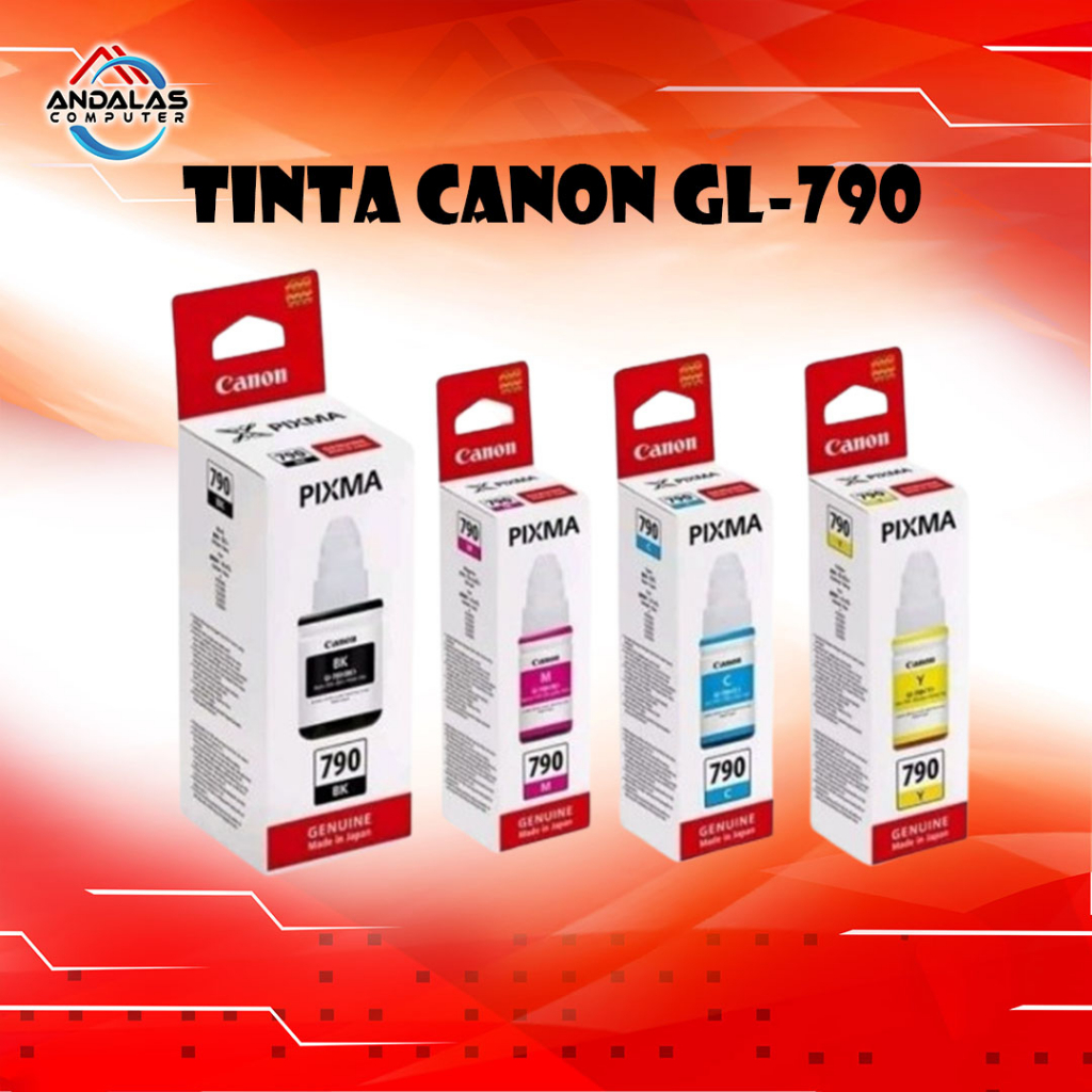 TINTA CANON GL 790 Gi790 REFILL PENGGANTI ORIGINAL PRINTER G1000 G1010 G2000 G2010 G3000 G3010 G4000