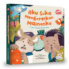 [Mizan] Aku Suka Membereskan Mainanku: I Like Tidying Up My Toys (Boardbook) - Bilingual