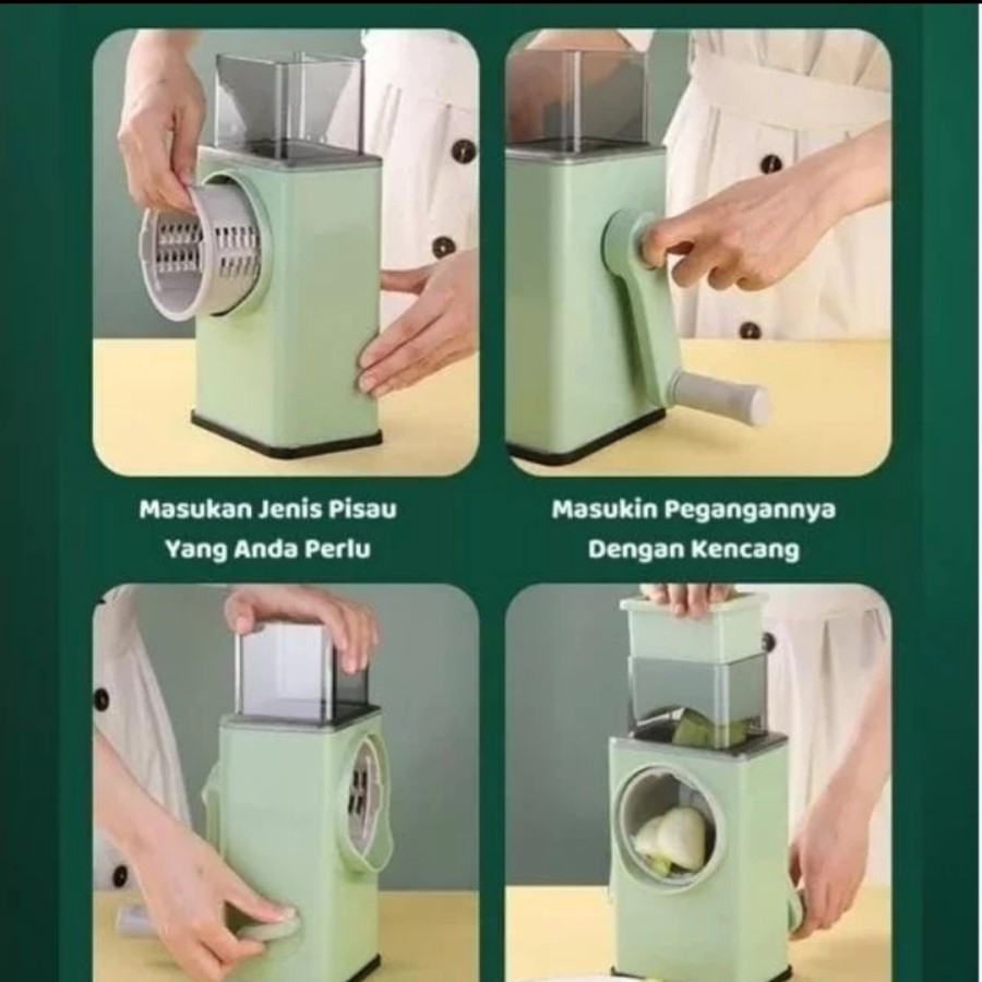 Vegetable Cutter Mandoline Alat Pemotong Sayur Buah Multifungsi Dapur