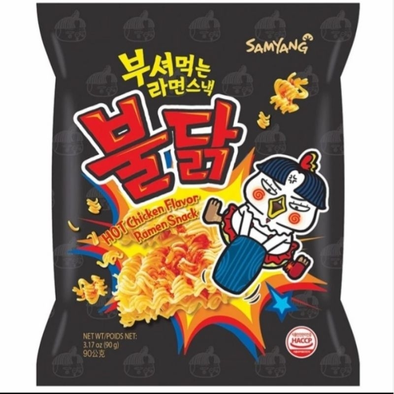 

New Buldak Hot Chicken Ramen Snack 90gram mie gemes import Korea