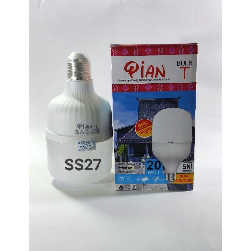 LAMPU LED PIAN CAPSUL BER SNI 5 WATT - 20 WATT