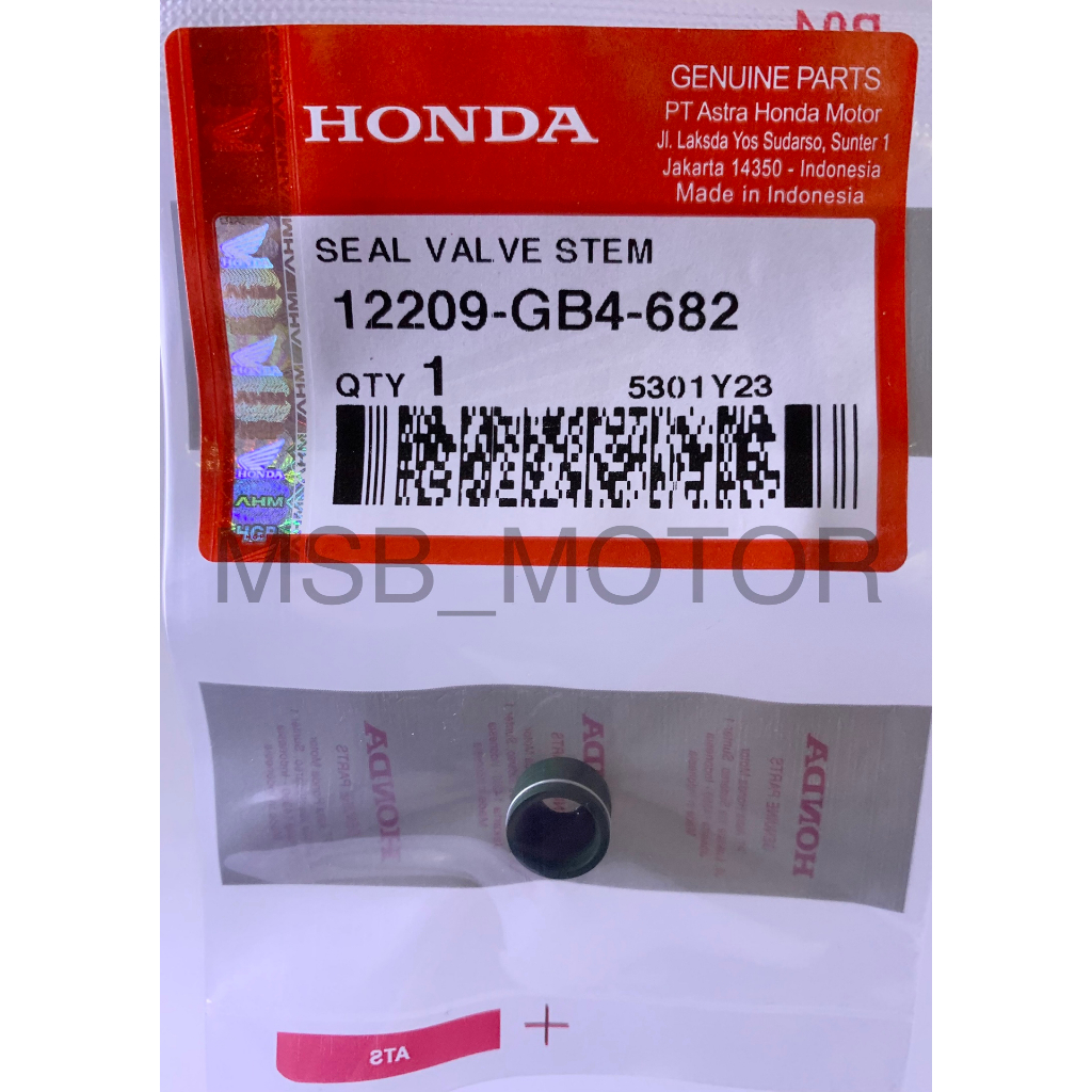 Seal Valve Stem / Seal Klep 12209 GB4 682 AHM ORIGINAL BeAT FI, BeAT POP eSP, BeAT Sporty eSP, Scoop
