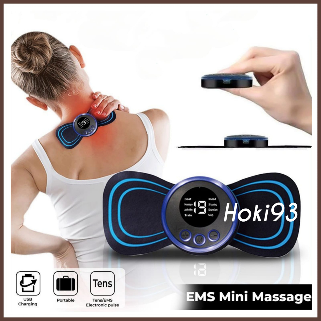 ( HOKI93) ALAT Pijat Leher Terapi LEHER EMS Mini Massage