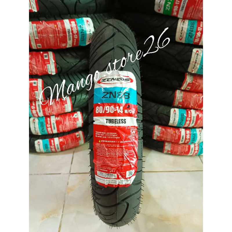 Ban Luar Belakang Mio J Mio M3 Xeon 80/90-14 Zeneos Tubles