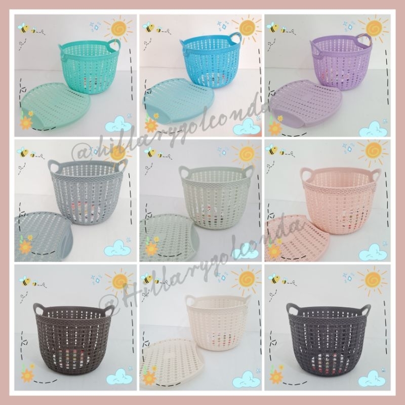 Keranjang serbaguna motif anyam TOPAS (1pc)