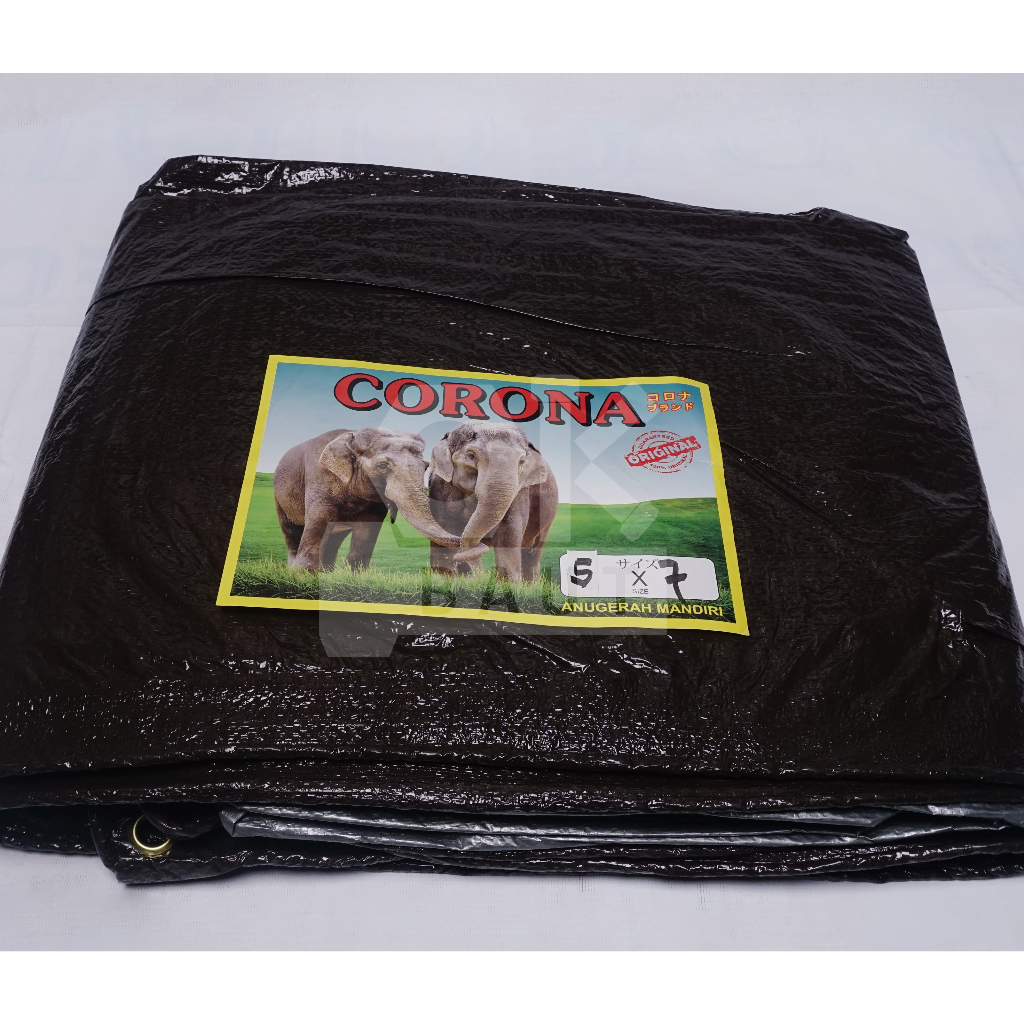 Terpal A2 4x6 meter Corona 2Gajah (C/S) Terpaulin Terpal kolam Terpal Tenda